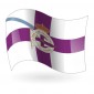 Bandera del Real Club Deportivo de La Coruña mod. 2