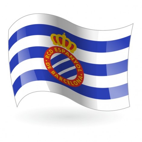 Bandera del Real Club Deportivo Español mod. 1