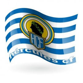 Bandera del Hércules de Alicante Club de Fútbol mod. 1