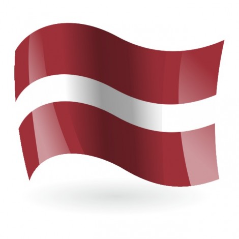 Bandera de la República de Letonia
