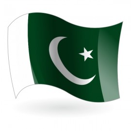 Bandera de la República Islámica de Pakistán