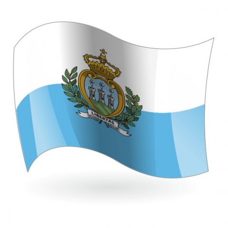 Bandera de San Marino ( Serenísima República )