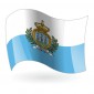 Bandera de San Marino ( Serenísima República )