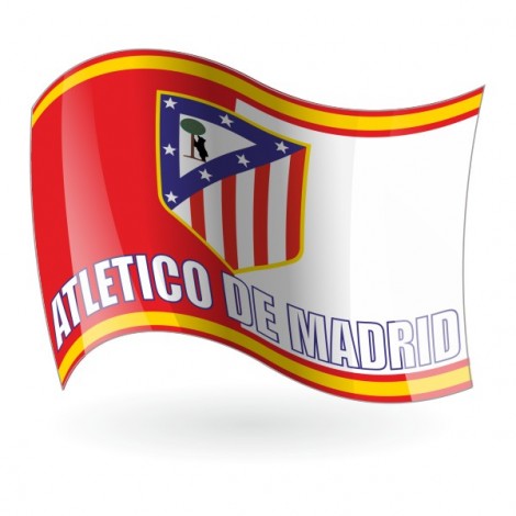 Bandera del Club Atlético de Madrid mod. 2