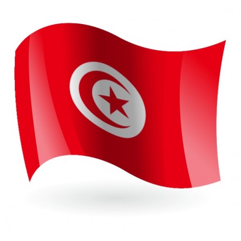 Bandera de Túnez ( República Tunecina )