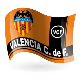Bandera del Valencia Club de Fútbol mod. 2