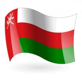 Bandera de la Sultanía de Omán