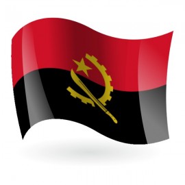 Bandera de la República de Angola