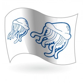 Bandera Peligro Medusas