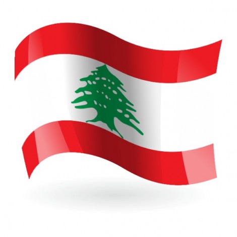 Bandera de la República del Líbano