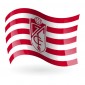 Bandera del Granada Club de Fútbol mod. 1