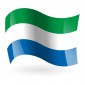 Bandera de la República de Sierra Leona