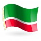 Bandera de la República de Chechenia